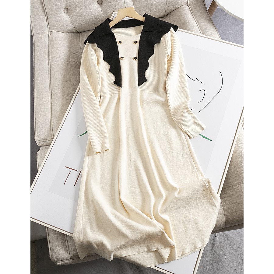 Đầm len thanh lịch