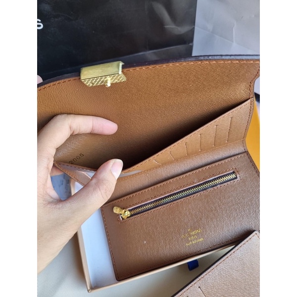 Set 2 ví l.v màu nâu supper fullbox