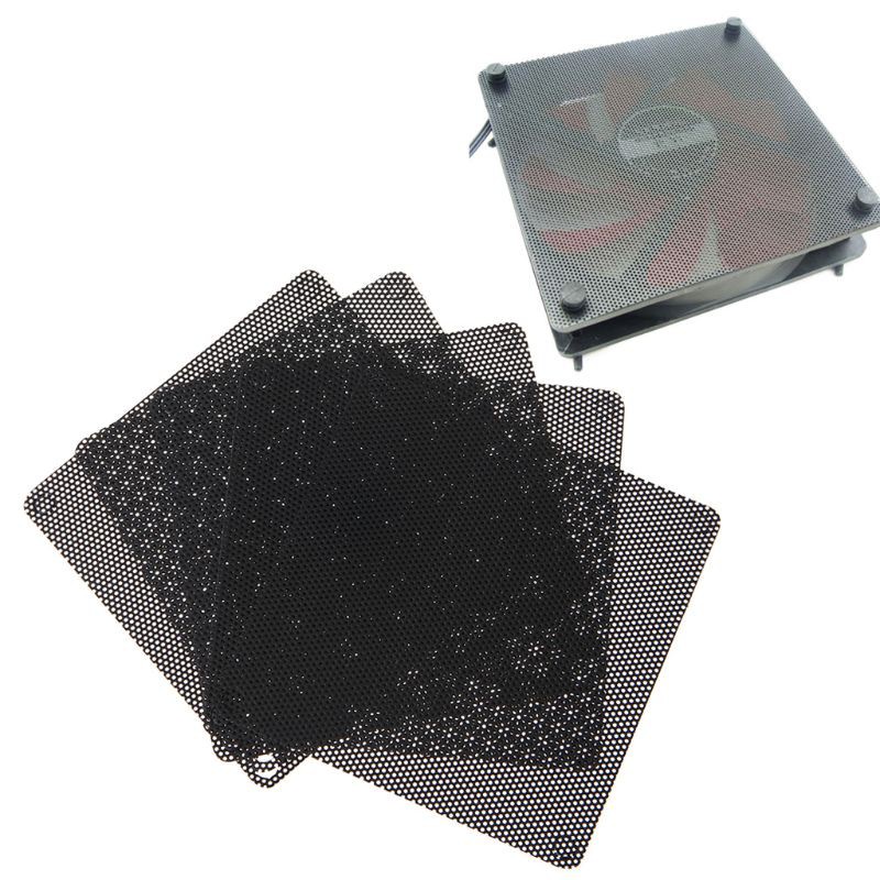 5 Tấm lưới lọc bụi cho quạt tản nhiệt máy tính 80mm màu đen