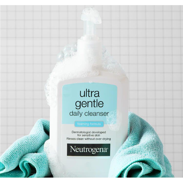 Sữa rửa mặt Neutrogena Ultra Gentle Daily Cleanser Foaming Formula ( 354mL )