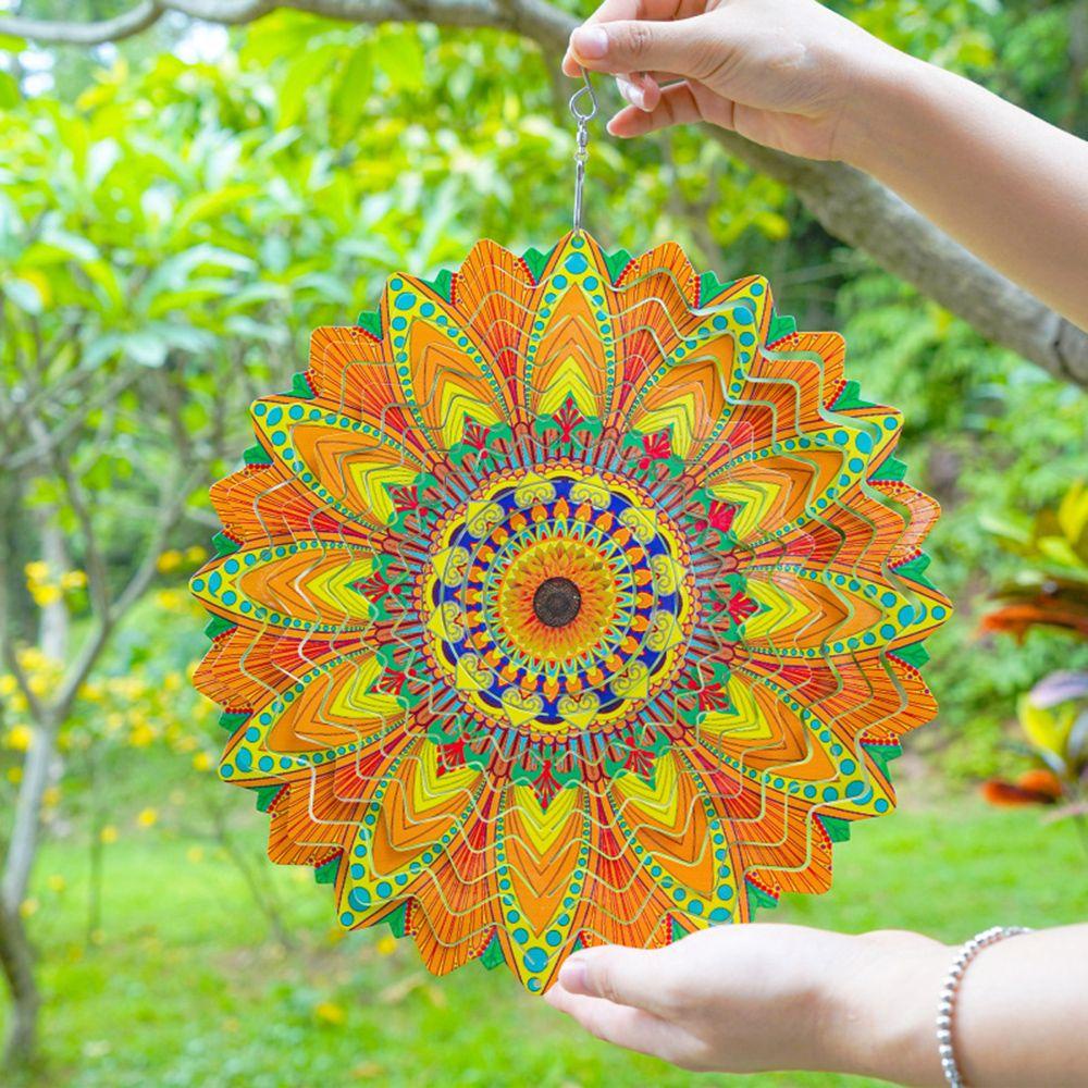 Chuông Gió Hình Con Quay Trang Trí Sân Vườn