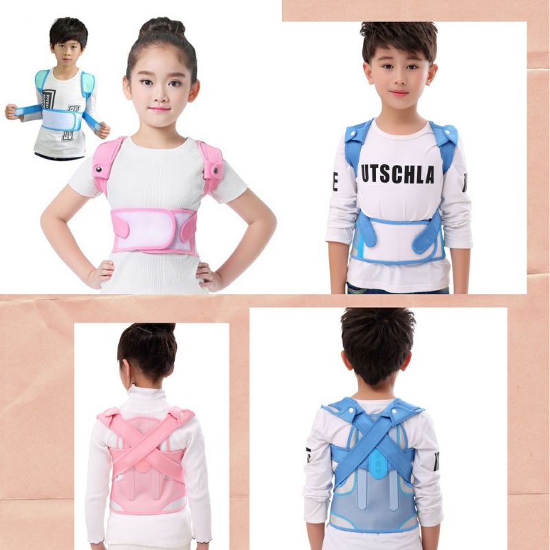 Đai Chống Gù, Đai Trị Lưng Tôm Cho Bé Trai, Bé Gái Size 15-25Kg Mã ZS01