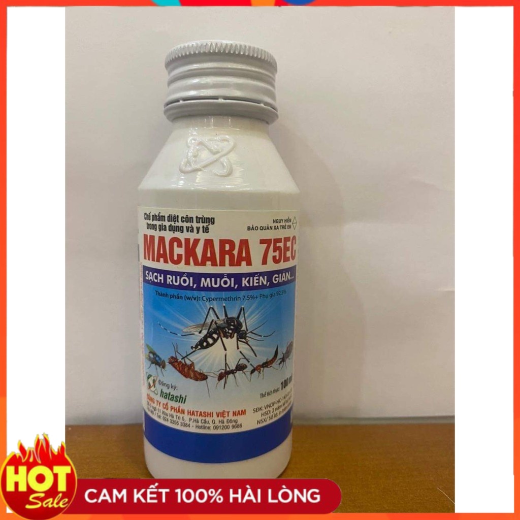 Thuốc diệt muỗi Mackara 75EC chai 100ml