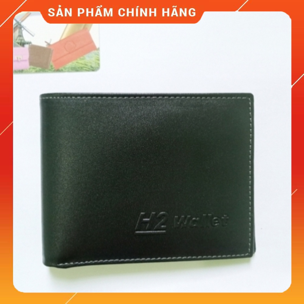 Ví nam da bò h2 da thật bảo hành 12 tháng kèm hộp đựng kiểu dáng sang trọng đẳng cấp
