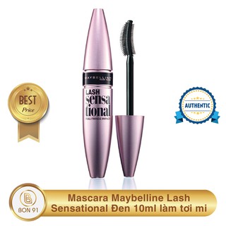 Mascara Maybelline Lash Sensational Đen 10ml làm tơi mi