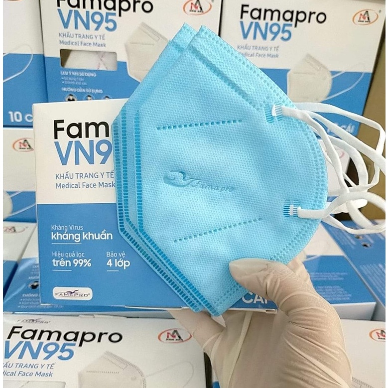 Khẩu Trang VN95 KHÔNG VAN FAMAPRO NAM ANH CHÍNH HÃNG