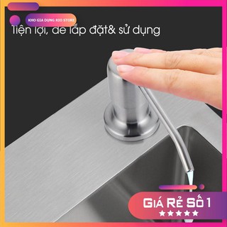 Bộ Đầu Bơm Hút Dầu Rửa Bát Xà Phòng Nước Rửa Chén Tiện Lợi Có Vòi Dẫn Ống silicon Dài 1.2 Mét-GD392
