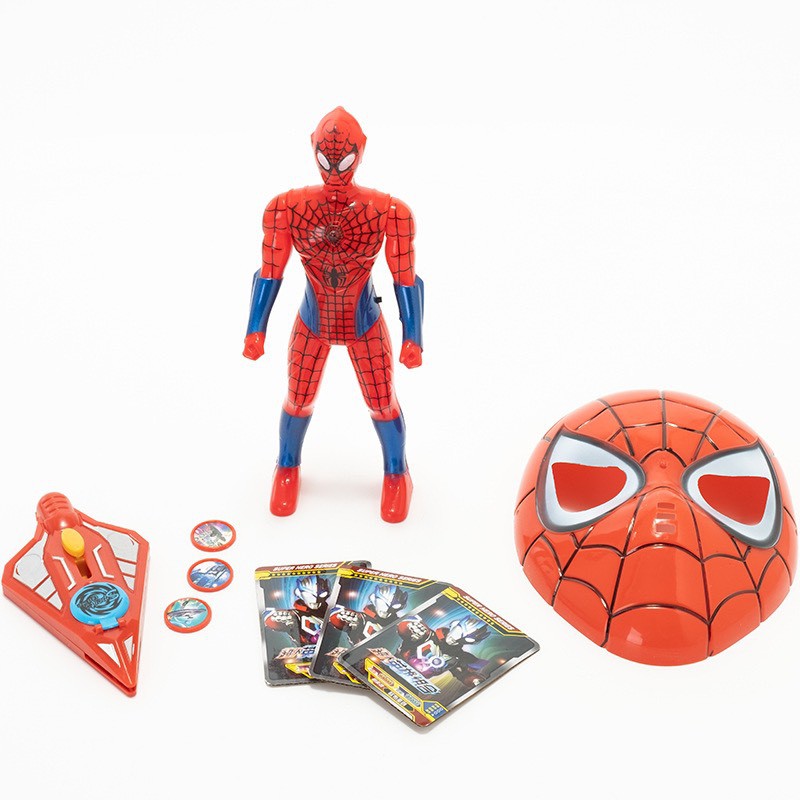 Bộ đồ chơi mặt nạ siêu anh hùng cho bé đầy đủ dụng cụ cho bé quà tặng cho bé trẻ em