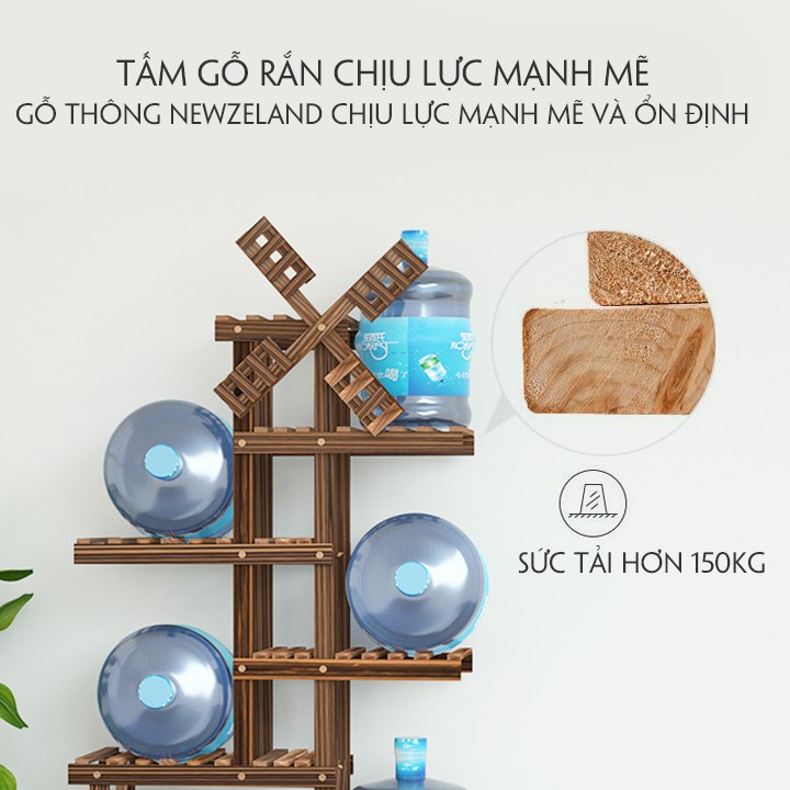 Kệ Để Cây Cảnh - Giá Đỡ Chậu Hoa Cây Cảnh - Kệ Cây Cảnh Bằng Gỗ - Giá Cây Cảnh Đẹp