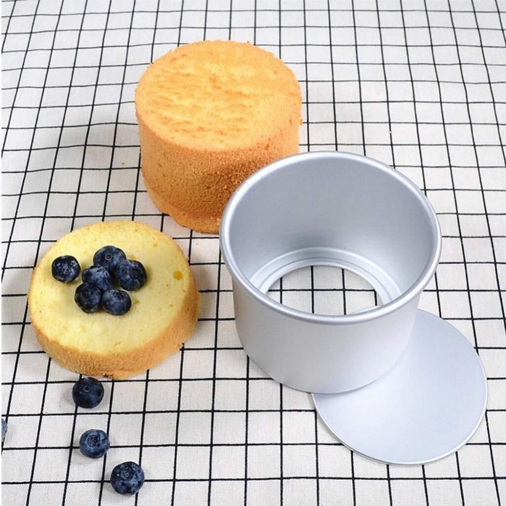 Bộ 3 Khuôn Làm Bánh Tròn Bằng Hợp Kim Nhôm Nhiều Màu Chất Lượng Cao