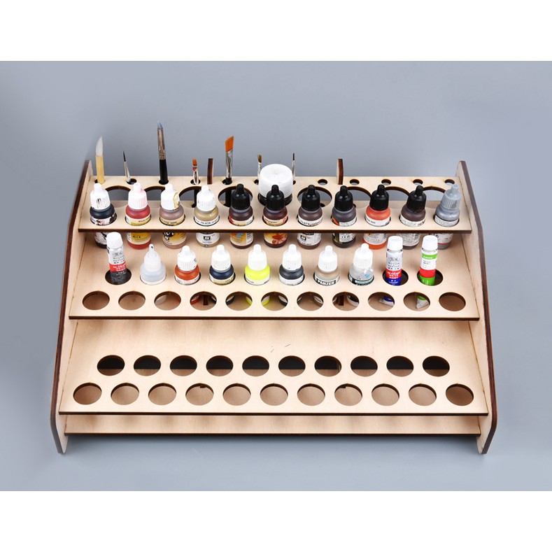 Các loại khay kệ giá để sơn mika gỗ Paint Rack