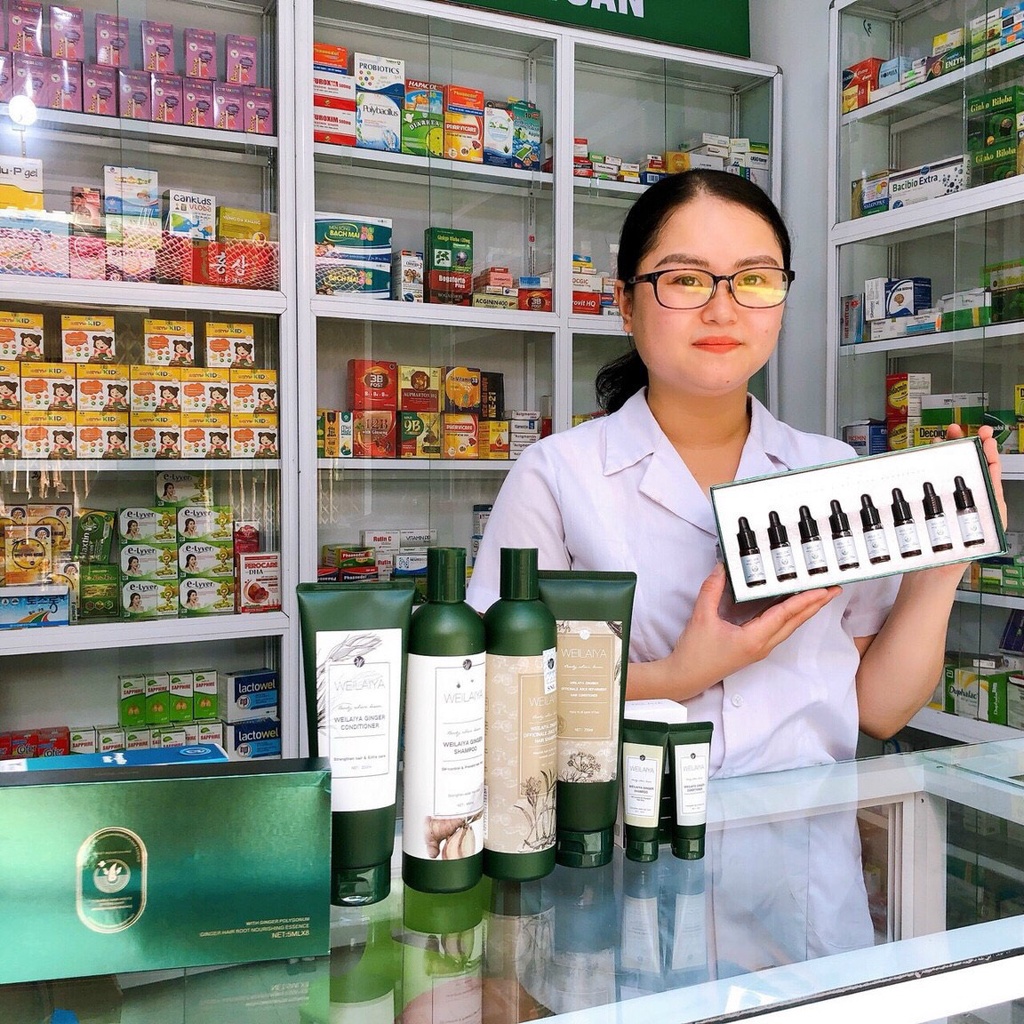 Dầu gội thảo dược Weilaiya ngăn rụng tóc và kích thích mọc tóc chiết xuất thiên nhiên hương nước hoa 400ml