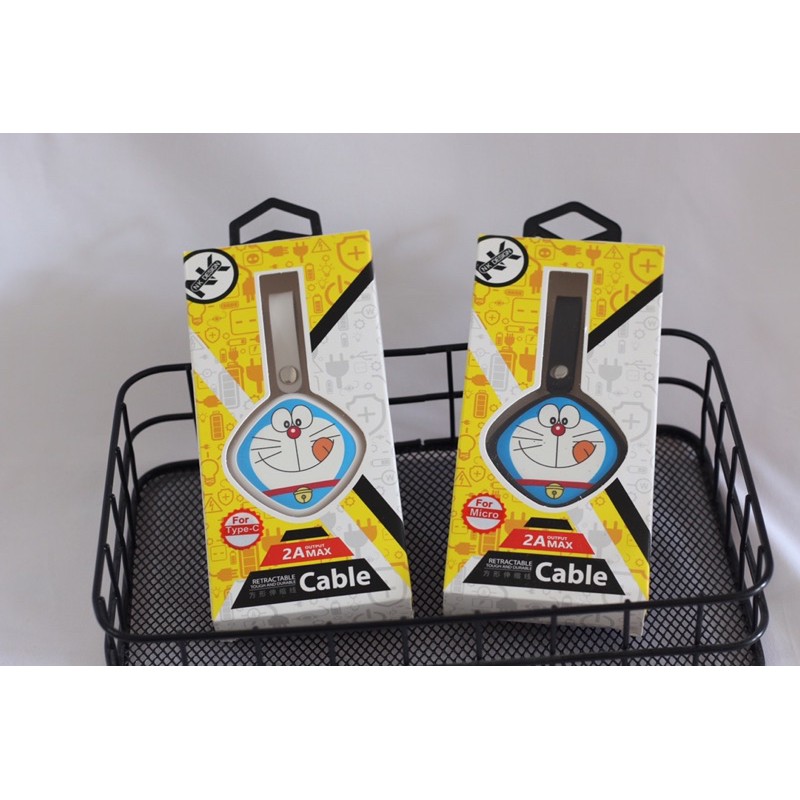 Dây cáp sạc có thể thu gọn Doremon Doraemon