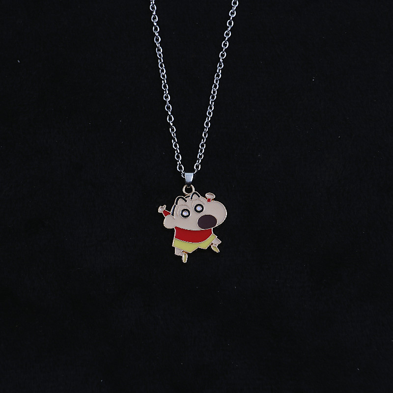 Dây chuyền mặt hình cậu bé bút chì dễ thương cho nữ