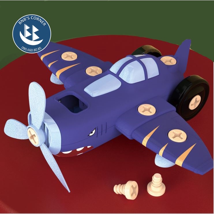 Mô hình lắp ráp DIY tàu lửa/máy bay/tàu thủy