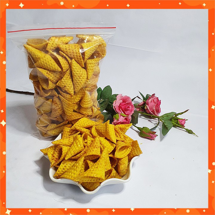 500gr Snack Tam giác Nón cay giòn đậm vị