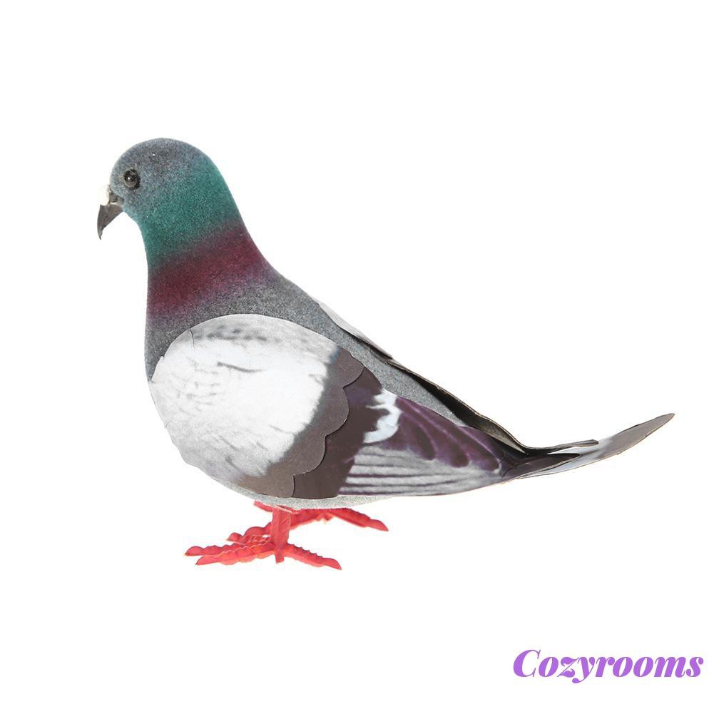 Simulation Foam Pigeon Model Fake Artificial Imitation Bird Garden Ornament