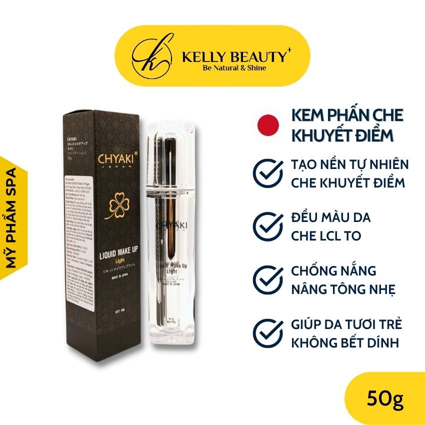 Kem Che Khuyết Điểm CHYAKI 50g – Che Khuyết Điểm LCL; Nâng Tông, Đều Màu Da; Chống Nắng; Không Bết Dính | KELLY BEAUTY