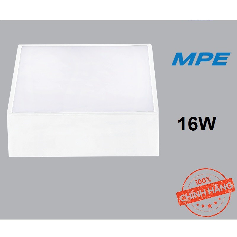 [Hàng Chính Hãng] Đèn LED MPE Downlight (series SSDL) 16W, 24W Ánh sáng Trắng, Trung Tính, Vàng, 3 Chế Độ Màu