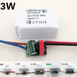 Driver cung cấp điện cho đèn LED AC90~265V 3~24W