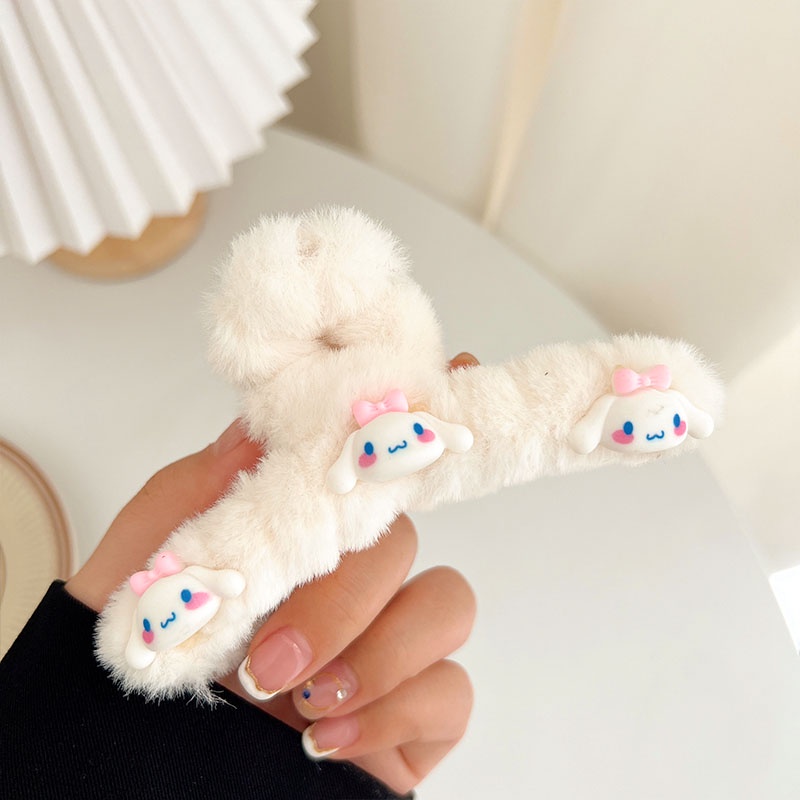 Kẹp Tóc Hình Cá Mập Nhồi Bông Phong Cách Hàn Quốc Dễ Thương Dành Cho Bé Gái