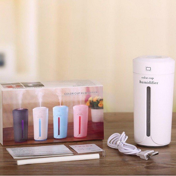 Máy phun sương mini hình cốc Color Cup Humidifier - Máy phun tinh dầu cao cấp