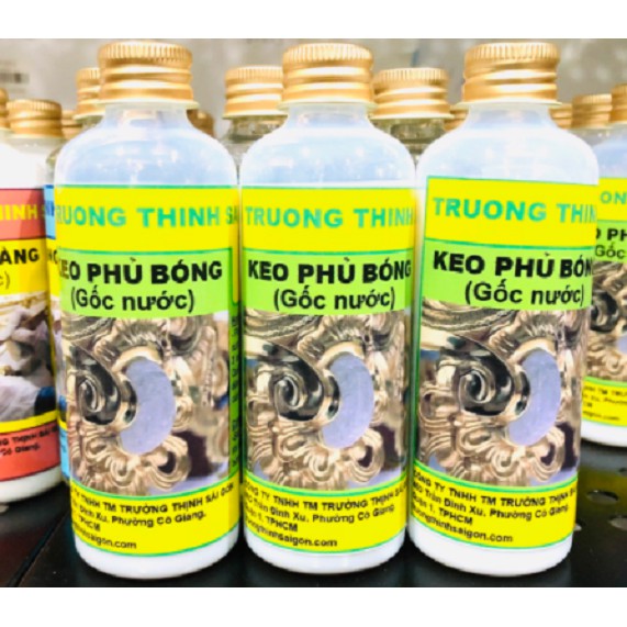 Keo Phủ Bóng Dát Vàng Gốc Nước ( 100ml )