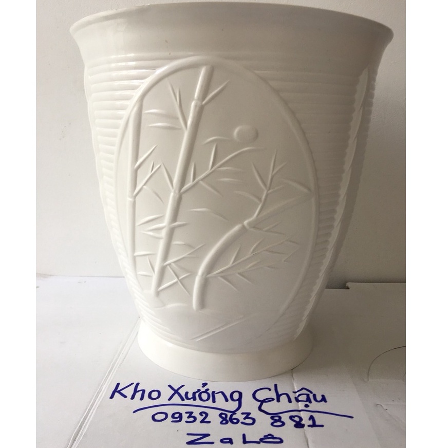 Chậu Hoa Trúc Dáng Cao Chưng Hoa Tết - Mẫu Mới Siêu Đẹp (có 2 size)