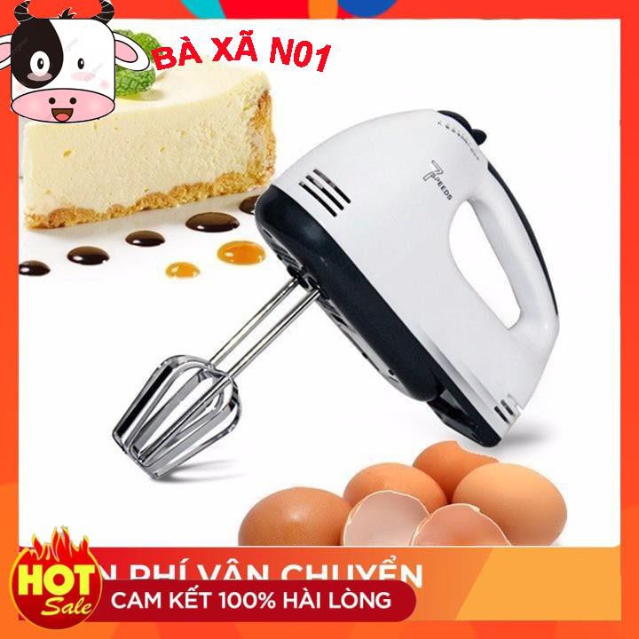 [BẢO HÀNH 1 NĂM]MÁY ĐÁNH TRỨNG CAO CẤP CẦM TAY 7 TỐC ĐỘ CÔNG SUẤT 180W CHẤT LIỆU INOX