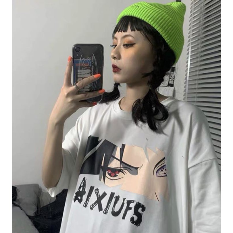 ÁO THUN, ÁO PHÔNG TAY LỠ UNISEX FORM RỘNG OVERSIZE ANIME NARUTO M251
