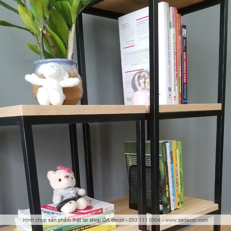BỘ KỆ BẬC THANG KHUNG SẮT - NỘI THẤT PHONG CÁCH