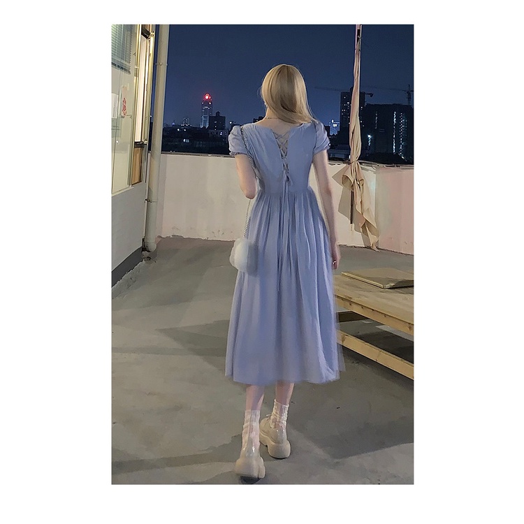 Đầm Dài Tay Ngắn Thời Trang Mùa Hè Dành Cho Nữ