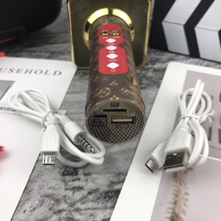 MICRO KARAOKE KÈM LOABLUETOOTH Z-08 3 TRONG 1