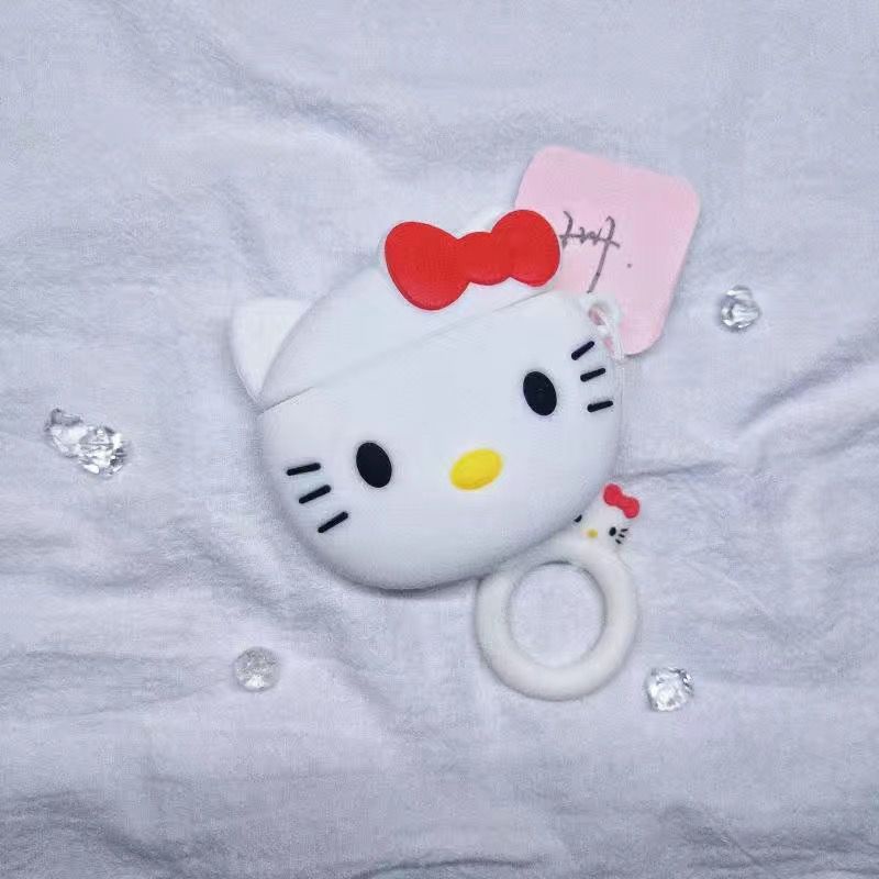 Vỏ Bảo Vệ Hộp Sạc Tai Nghe AirPods 2 3 pro 3 Hình Hello Kitty Dễ Thương
