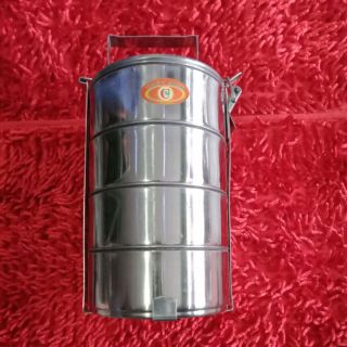 Came inox 4 tầng - khay cơm inox
