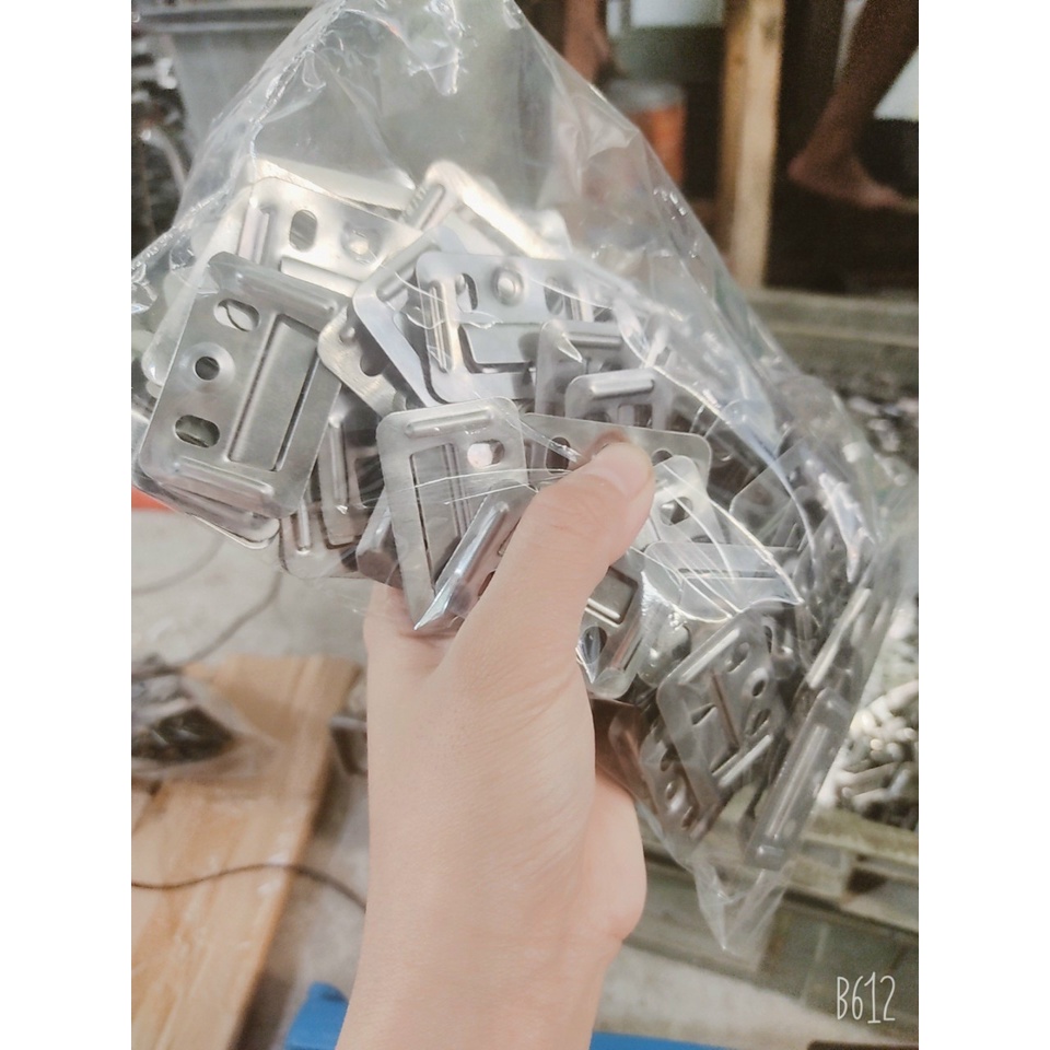 Ke, kẹp inox lam sóng, ốp tường, ốp trần,pvc