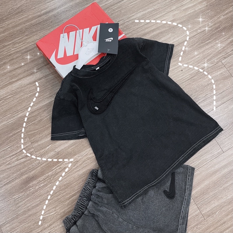 Set bộ vải loang Niki cho bé trai siêu ngầu