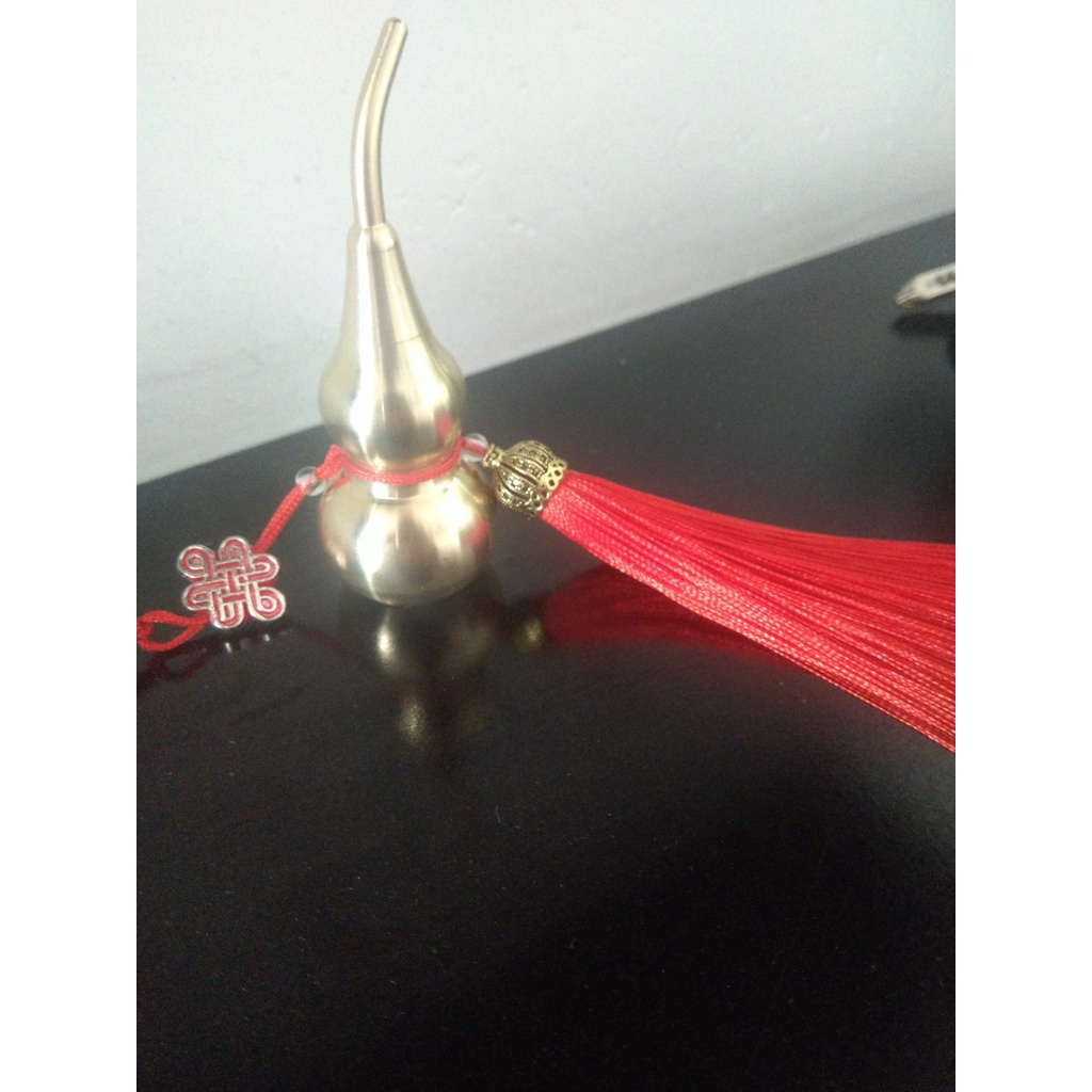 Hồ lô phong thủy trơn bằng đồng 7cm