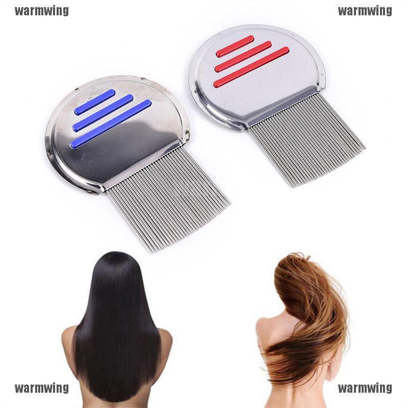 1 Lược Chải Tóc Bằng Thép Không Gỉ Loại Bỏ Bụi Bẩn