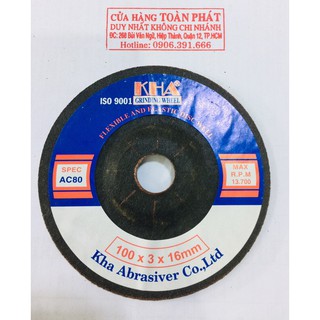 Đá mài inox KHA (size 100mm) ( đá mài size 1 tấc, máy cầm tay)