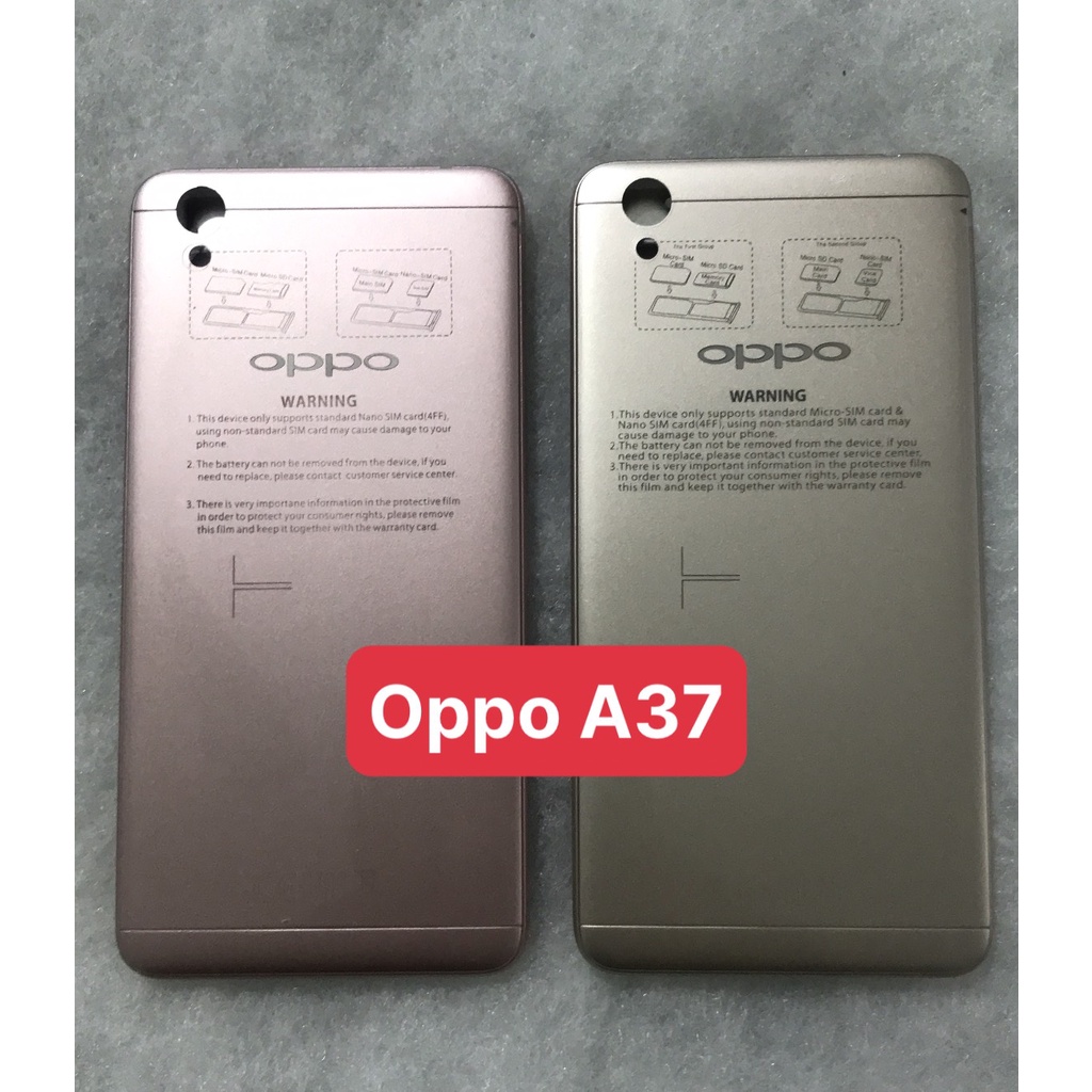 Bộ vỏ A37 / Neo 9 Oppo (gồm lưng xương và phím bấm)