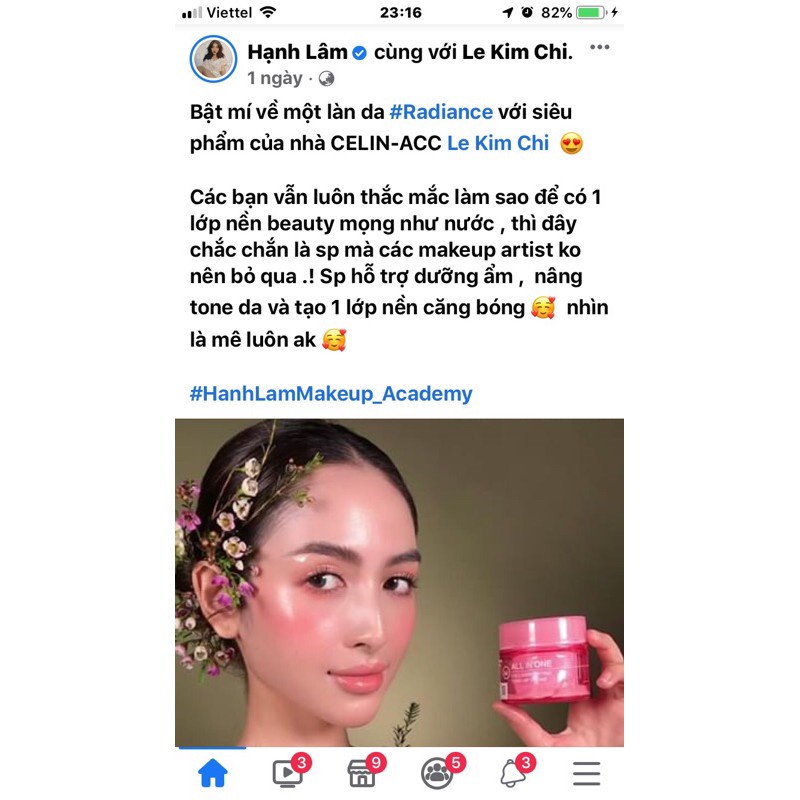 Kem Lót Dưỡng Ẩm Nâng Tone Da ALL IN ONE | BigBuy360 - bigbuy360.vn