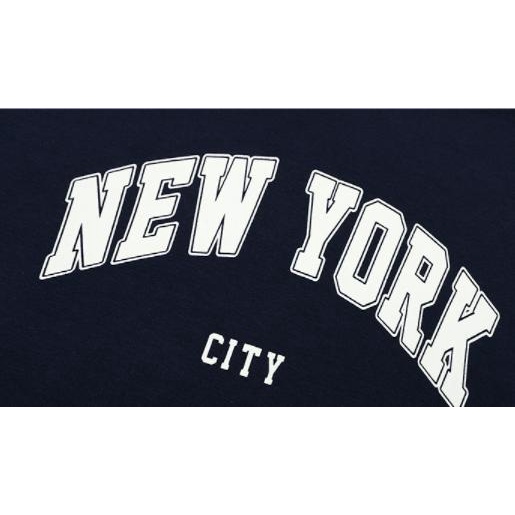 Áo sweater Nelly nỉ lót lông in hình "NEW YORK" áo nỉ