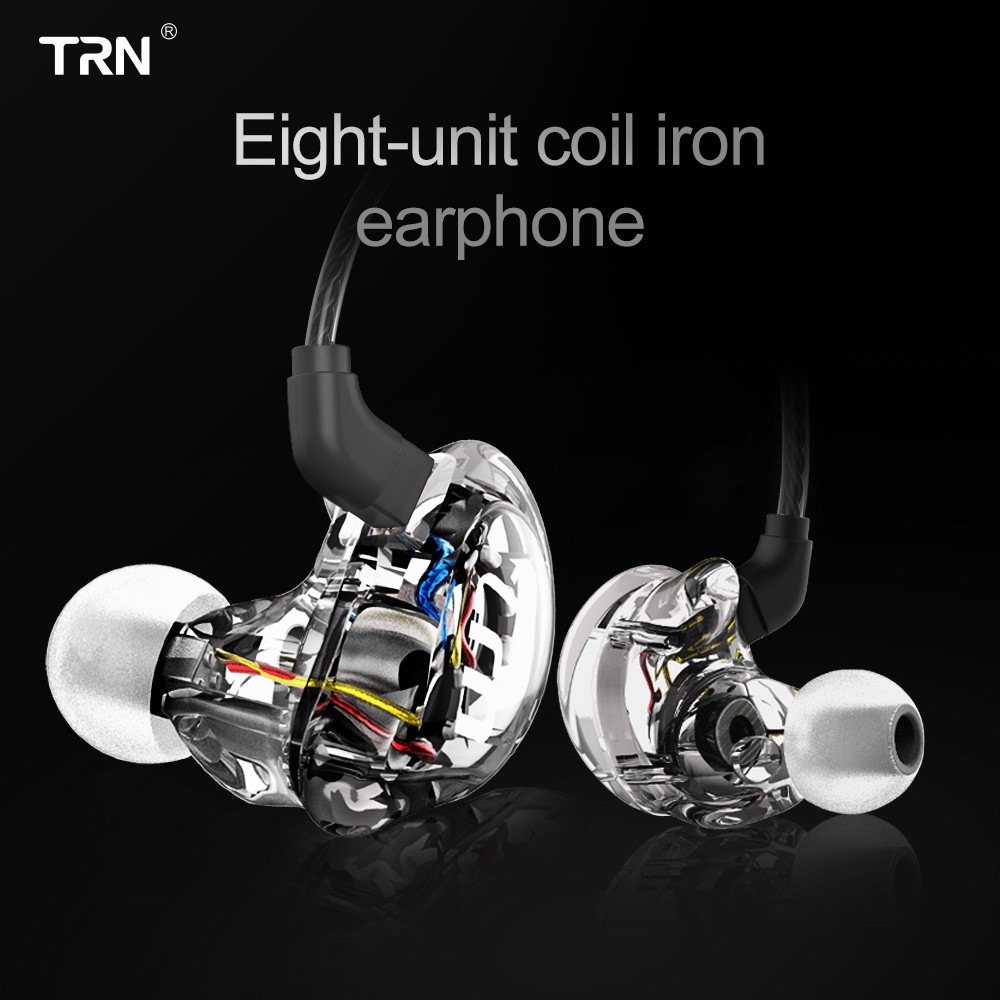 Tai nghe nhét tai TRN V10 2DD 2BA HIFI màn hình DH phong cách thể thao TRN V90 V20 V80 V30 AS10 T2