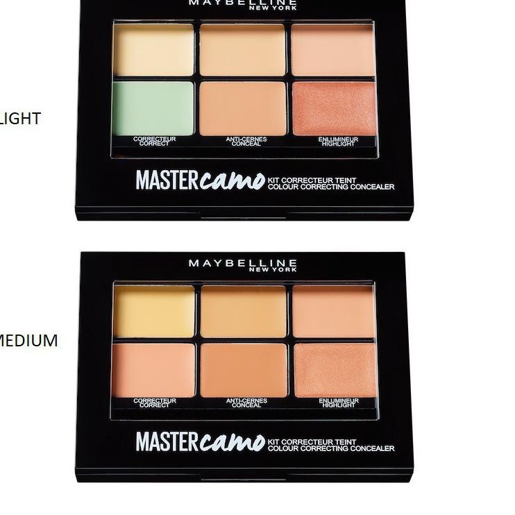 (giảm Giá 45%) Bảng Màu Chỉnh Sửa Màu Sắc Maybelline Master Camo 45%