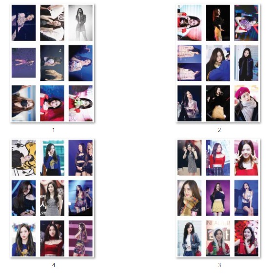 LOMO CARD 36 ảnh BLACKPINK - JISOO Happy Birthday update by fansites