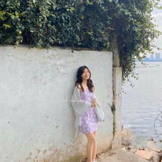 ĐẦM DÂY HOA CÚC 105KKK