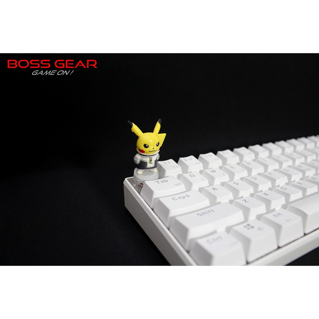 Keycap lẻ hình Pikachu cosplay siêu dễ thương( Keycap Artisan )