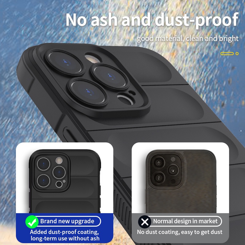 Lenuo Ốp Điện Thoại Silicon Mềm Màu Trơn Chống Sốc Cho iphone 15 pro max / iphone 15 pro / 15 plus / iphone 15