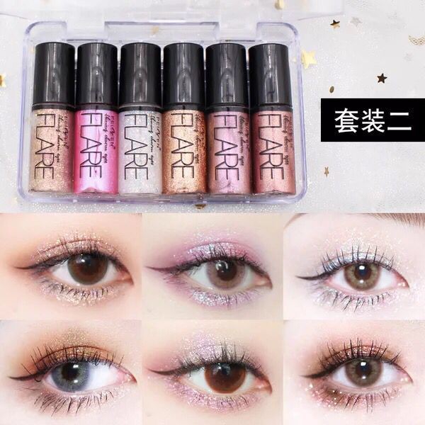 [ HÀNG HOT ] SÉT NHŨ MẮT FLARE/ SET MÀU NHŨ ĐA NĂNG LẤP LÁNH, TỎA SÁNG RỰC RỠ THU HÚT MỌI ÁNH NHÌN | BigBuy360 - bigbuy360.vn